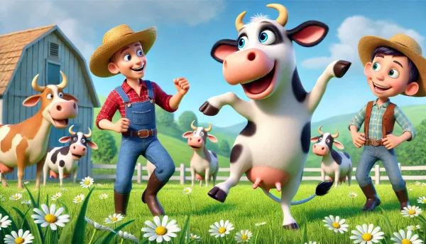 In the Farm, Daisy, the Funny Dancing Cow