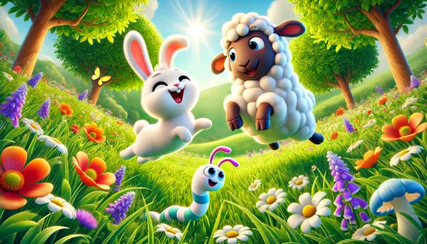 The Funny Hopping Sheep and Friends