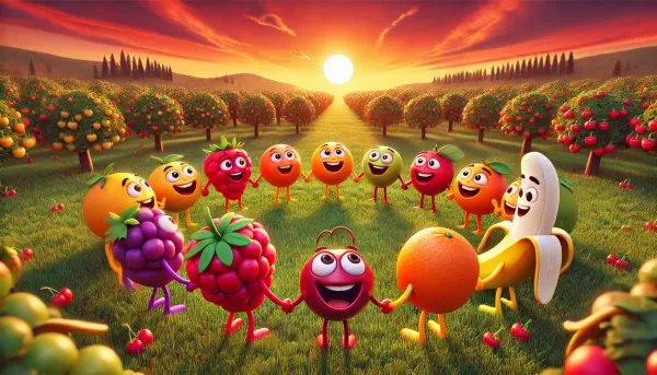 The Funny Fruits’ Silly Picnic